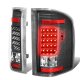 Chevy Silverado 2500HD 2007-2014 Black LED Tail Lights