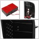 Chevy Silverado 2500HD 2007-2014 Black Smoked LED Tail Lights