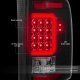 Chevy Silverado 2500HD 2007-2014 Black LED Tail Lights Red C-Tube