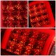 Chevy Silverado 3500HD 2007-2014 LED Tail Lights Red C-Tube