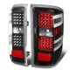 Chevy Silverado 3500HD 2015-2019 Black LED Tail Lights