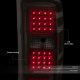 Chevy Silverado 3500HD 2015-2019 Black Smoked LED Tail Lights
