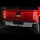 Chevy Silverado 2014-2018 Clear LED Tail Lights Red C-Tube