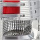 Dodge Ram 2009-2018 Clear LED Tail Lights Red C-Tube