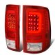 Dodge Ram 2500 2010-2018 LED Tail Lights Red C-Tube