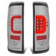Ford F350 Super Duty 1999-2007 Clear LED Tail Lights Red C-Tube