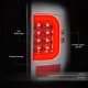 Ford F550 Super Duty 1999-2007 Clear LED Tail Lights Red C-Tube