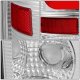 Ford F550 Super Duty 1999-2007 Clear LED Tail Lights Red C-Tube