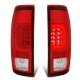 Ford F450 Super Duty 2008-2016 LED Tail Lights Red C-Tube