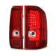Chevy Silverado 2007-2013 Custom LED Tail Lights Red