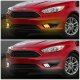 Ford Focus 2015-2017 Black Smoked Fog Lights