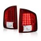 Chevy S10 1994-2004 Red and Clear LED Tail Lights