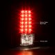 Isuzu Hombre 1996-2000 Red and Clear LED Tail Lights