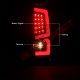 GMC Sierra 1500 2007-2013 Black Custom LED Tail Lights Red Tube