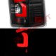 GMC Sierra Denali 2007-2013 Black Custom LED Tail Lights Red Tube