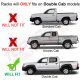 Toyota Tacoma Double Cab 2005-2015 Roof Rack
