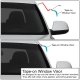 Ford Mustang 2010-2012 Coupe Tinted Side Window Visors Deflectors