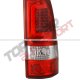 GMC Sierra 1500HD 2001-2006 Red LED Tail Lights Tube