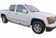 GMC Canyon Crew Cab 2004-2012 iBoard Running Boards Black Aluminum 4 Inch
