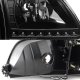 Ford F150 1997-2003 Black Euro Headlights and LED Corner Lights Set