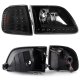 Ford F150 1997-2003 Black Euro Headlights and LED Corner Lights Set