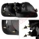 Ford F150 1997-2003 Black Headlights and LED Tail Lights