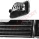Ford F150 1997-2003 Black Headlights and LED Tail Lights