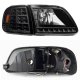 Ford F150 1997-2003 Black Headlights LED DRL Signal and LED Tail Lights