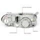 Kia Sephia 1998-2001 Headlights