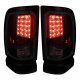 Dodge Ram 3500 1994-2002 Black Smoked LED Tail Lights