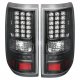 Ford F150 2004-2008 Black LED Tail Lights