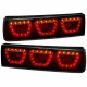 Ford Mustang 1987-1993 Black LED Tail Lights