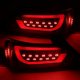 Honda S2000 2000-2009 Black Tube LED Tail Lights