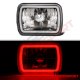 Plymouth Reliant 1981-1989 Black Red Halo Tube Sealed Beam Headlight Conversion