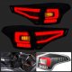 Toyota RAV4 2013-2015 Black Tube LED Tail Lights