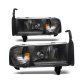 Dodge Ram 1994-2001 Black Headlights 1PC Conversion