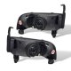 Dodge Ram 1994-2001 Black Headlights 1PC Conversion