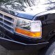 Ford F250 1992-1996 Black Headlights