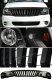 Ford Expedition 1999-2002 Black Vertical Grille and Headlights
