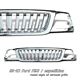 Ford F150 1999-2003 Chrome Vertical Bar Grille