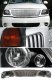 Ford F150 1999-2003 Chrome Vertical Grille and Black Headlights