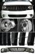 Ford F150 1999-2003 Black Vertical Grille and Euro Headlights
