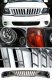 Ford Expedition 1999-2003 Chrome Vertical Grille and Black Headlights