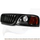 Ford Expedition 1997-2002 Black Vertical Grille and Headlights Set