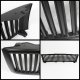 Chevy Silverado 2007-2013 Black Vertical Grille