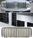 Ford F450 Super Duty 2005-2007 Chrome Mesh Vertical Grille