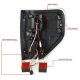 Ford F150 2009-2014 Black LED Tail Lights Red C-Tube