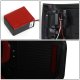 Ford F150 2009-2014 Black Smoked LED Tail Lights Red C-Tube