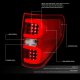 Ford F150 2009-2014 LED Tail Lights Red C-Tube