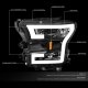 Ford F150 2015-2017 Black LED DRL Headlights